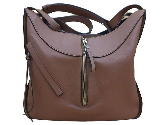Loewe Borsa a tracolla Hammock Small in vitello grana - vista 12
