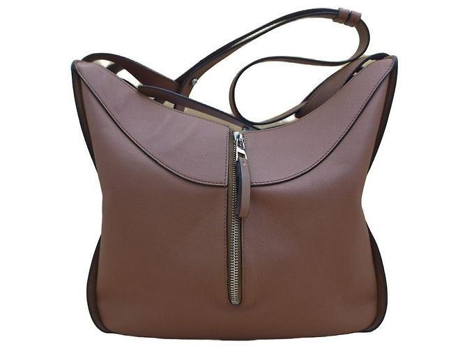 Loewe Borsa a tracolla Hammock Small in vitello grana - vista 9