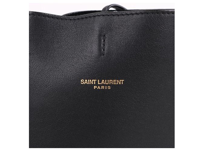 Autre Marque SAINT LAURENT Borsa Hobo Small con catena nera in pelle - vista 2
