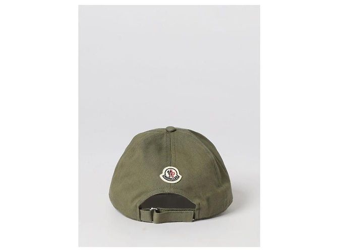 Cappellino da baseball Moncler in cotone verde oliva - vista 6
