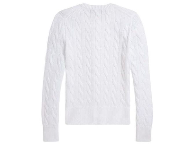 Ralph Lauren Cardigan aus Baumwolle im Zopfstrick mit Pony-Logo - Ansicht 5