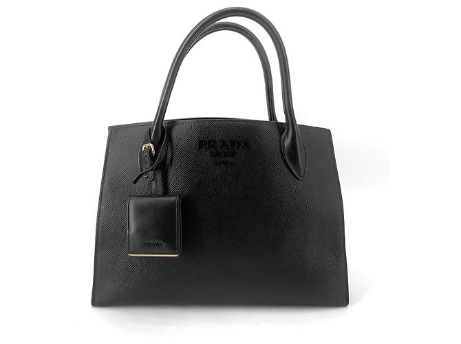 Prada Borsa Tote e Borsa a Tracolla in Saffiano - vista 9