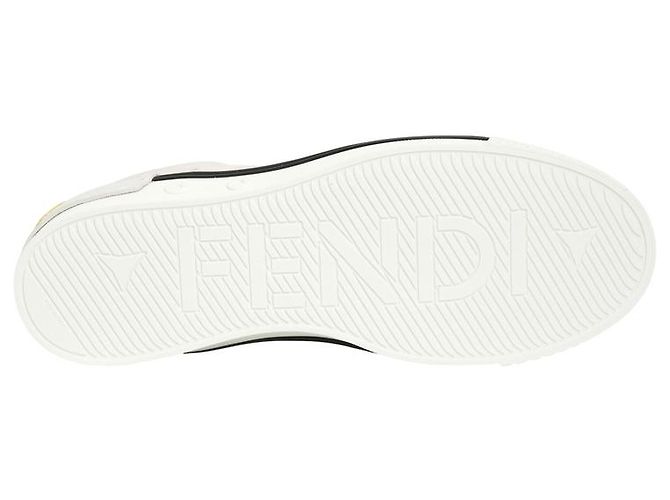 Fendi Baskets blanches avec logo - vue 6