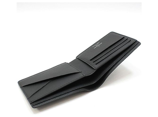 Louis Vuitton Portafoglio Multiple in Epi Nero - vista 5