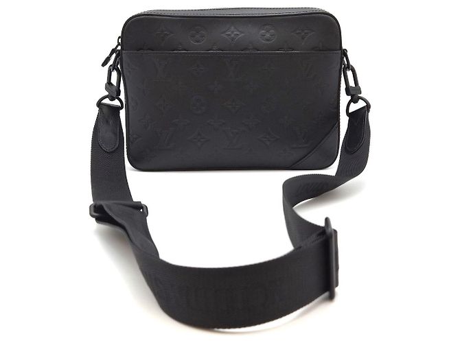 Louis Vuitton Borsa a Tracolla Duo Monogram Shadow - vista 6