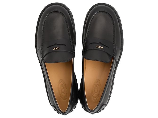 Mocassini Tod's in pelle nera - vista 3