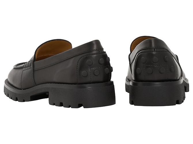 Mocassini Tod's in pelle nera - vista 7