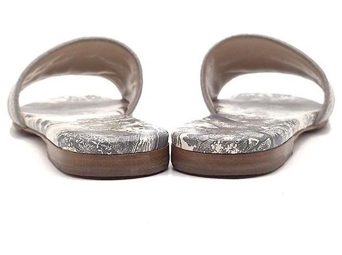Dior Tweed Slipper Grau - Ansicht 5