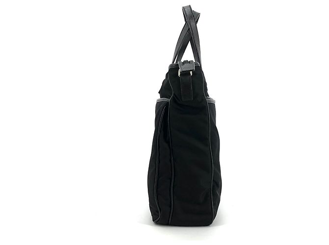 Prada Borsa Tote e Borsa a Tracolla in Nylon con Logo Triangolare - vista 12