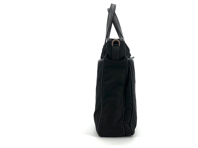 Prada Borsa Tote e Borsa a Tracolla in Nylon con Logo Triangolare - vista 5
