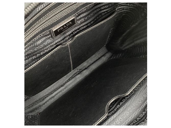 Prada Borsa Tote e Borsa a Tracolla in Nylon con Logo Triangolare - vista 7