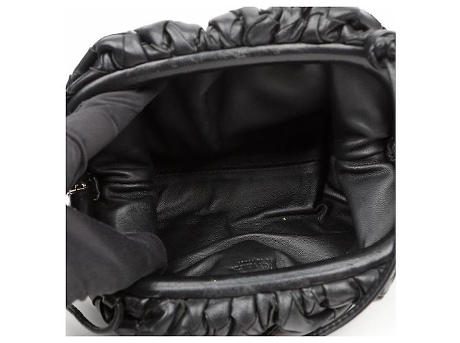 Bottega Veneta Mini Weaving Pouch Black - vista 10