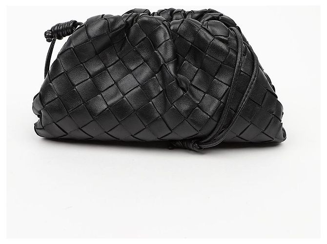 Bottega Veneta Mini Weaving Pouch Black - vista 2