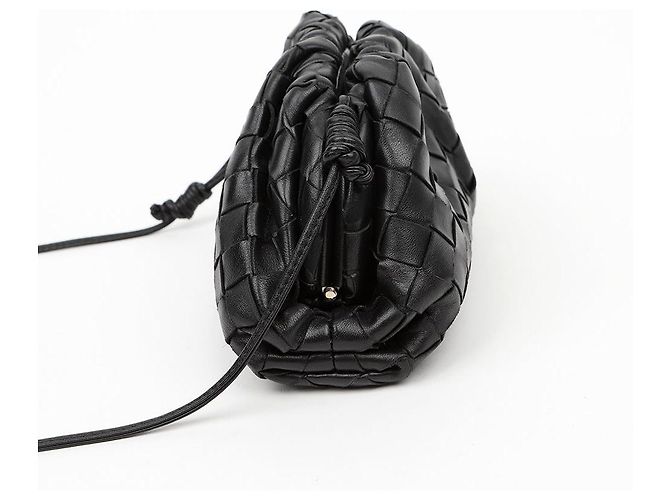 Bottega Veneta Mini Weaving Pouch Black - vista 4