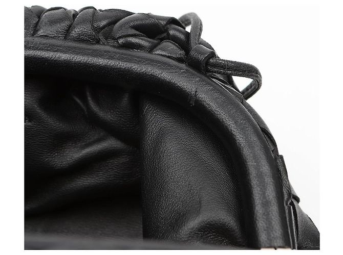 Bottega Veneta Mini Weaving Pouch Black - vista 9