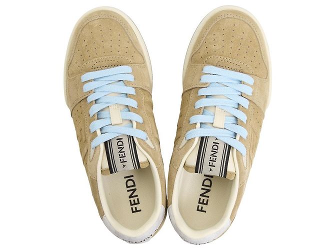 Fendi Sneaker Beige Leder - Ansicht 3