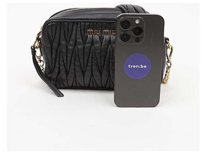 Miu Miu Borsa Camera in pelle Nappa matelassé da donna - vista 15