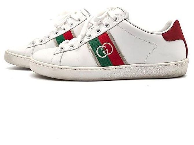 Gucci Zapatillas Interlocking Ace - vista 3
