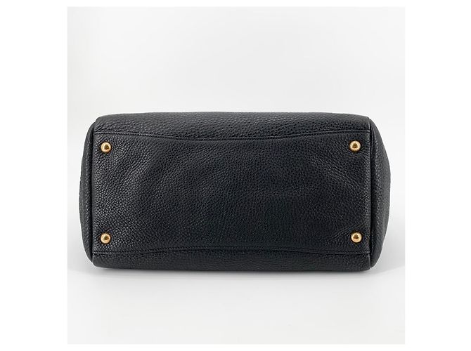 Prada Borsa Tote e Borsa a Tracolla in Vitello Daino - vista 11