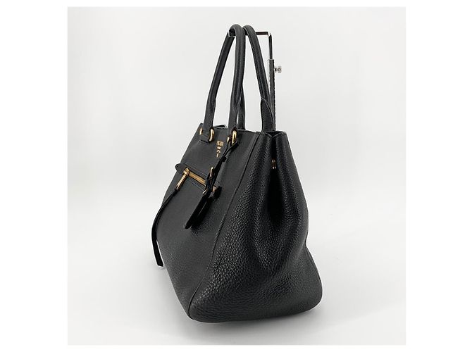Prada Borsa Tote e Borsa a Tracolla in Vitello Daino - vista 3