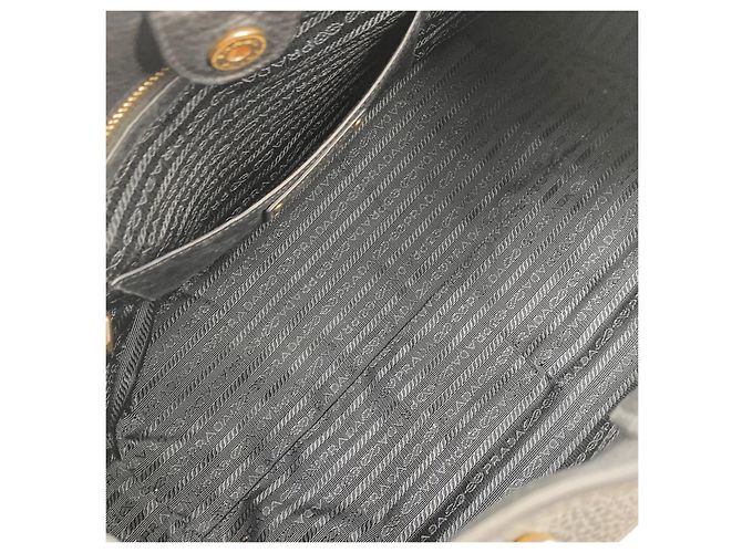 Prada Borsa Tote e Borsa a Tracolla in Vitello Daino - vista 6