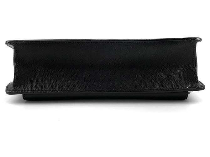 Prada Clutch Saffiano con Logo Triangolare e Tracolla - vista 13