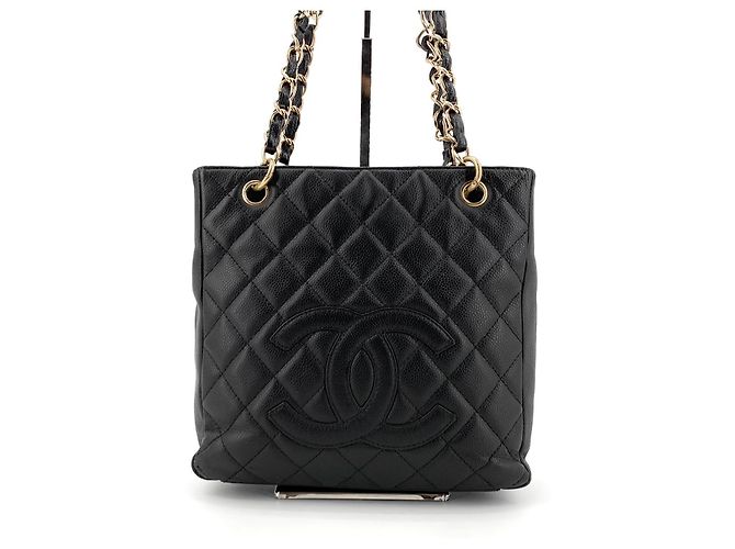 Chanel Borsa a tracolla Caviar Petit Shopping - vista 2