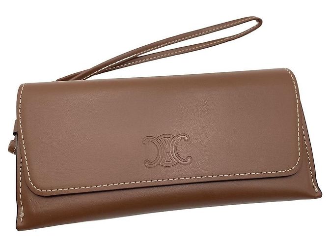 Céline Gafas de sol ovaladas de acetato Triomphe Havana Brown - vista 16