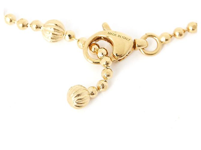 Valentino Bracciale a catena da donna con logo e dettaglio in cristallo - vista 5
