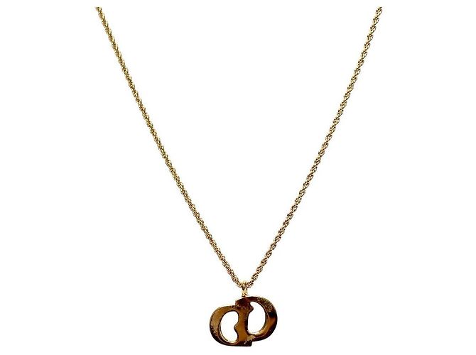 Collar Dior dorado - vista 2