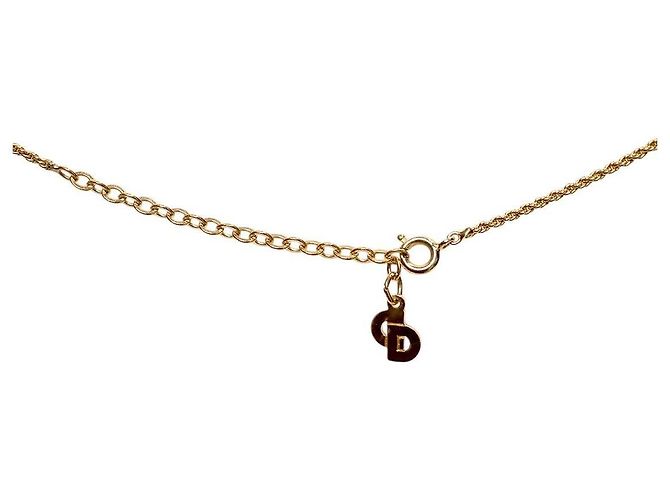 Collar Dior dorado - vista 3