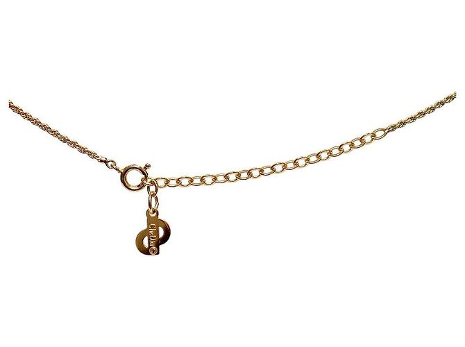 Collar Dior dorado - vista 4