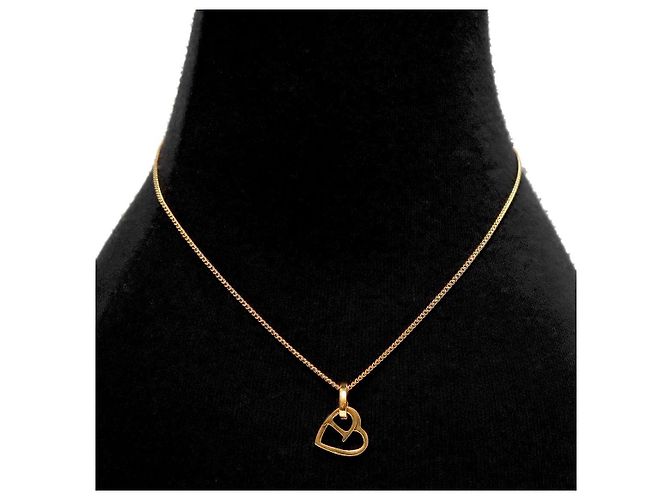 Dior Heart D Gold Halskette - Ansicht 5