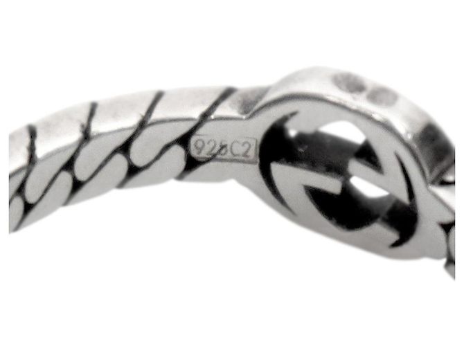 Gucci Anillo Entrelazado de Plata Talla - vista 5