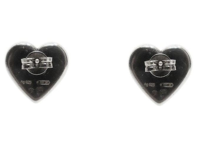Gucci Orecchini a cuore in argento - vista 3
