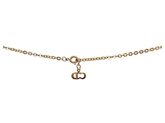 Dior Round Oblique Gold Halskette - Ansicht 3