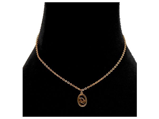 Dior Round Oblique Gold Halskette - Ansicht 5