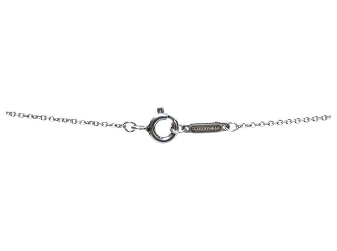 Tiffany & Co Silberkette mit doppeltem rosa Herz - Ansicht 4