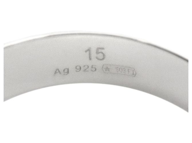 Gucci Anillo Ovalado de Plata Talla - vista 5