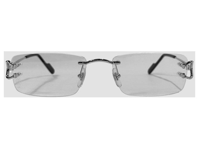 Cartier Gafas Deco Rimless Silver - vista 11