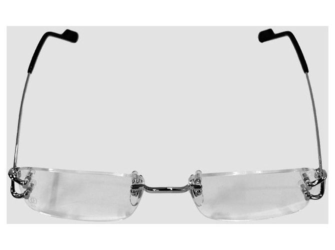 Cartier Gafas Deco Rimless Silver - vista 12