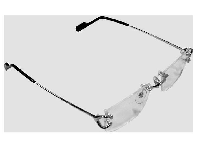 Cartier Gafas Deco Rimless Silver - vista 13