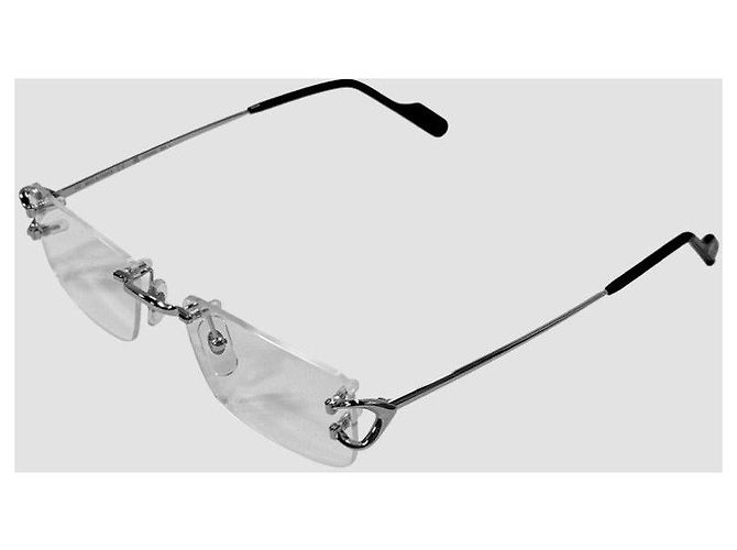 Cartier Gafas Deco Rimless Silver - vista 14