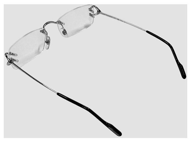 Cartier Gafas Deco Rimless Silver - vista 16