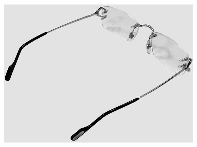 Cartier Gafas Deco Rimless Silver - vista 17