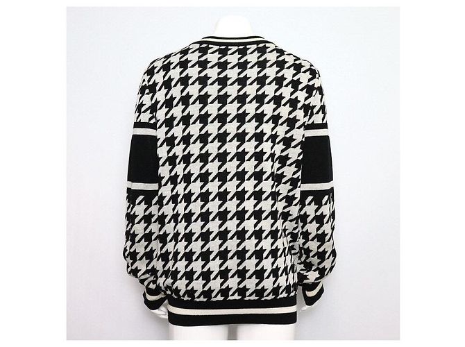 Balmain Strickpullover mit Hahnentritt-Karo für Herren - Ansicht 4