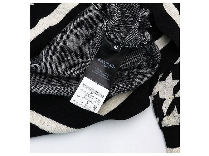 Balmain Strickpullover mit Hahnentritt-Karo für Herren - Ansicht 8