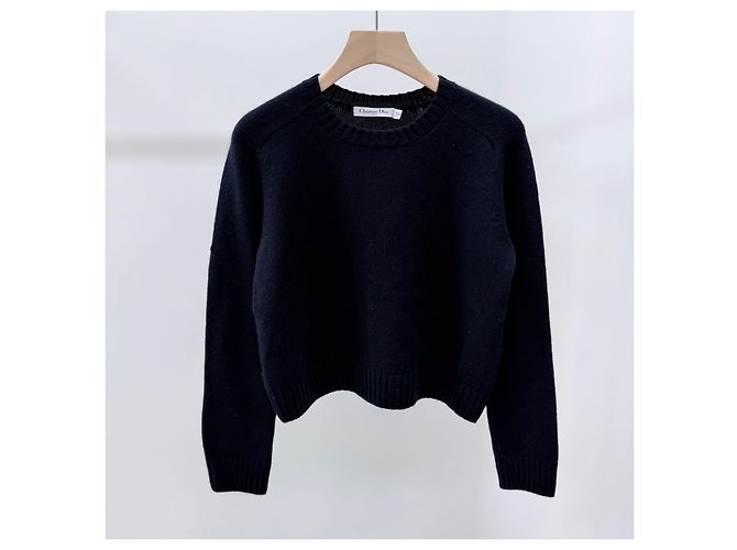 Dior Kaschmir-Strick mit Logo Dark Navy - Ansicht 3