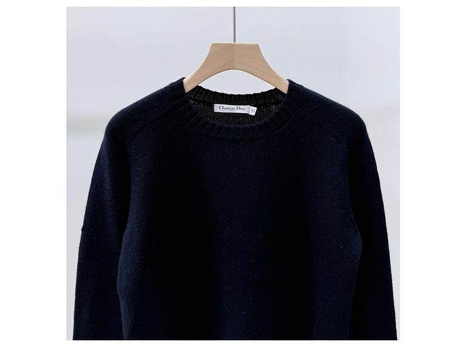 Dior Kaschmir-Strick mit Logo Dark Navy - Ansicht 4