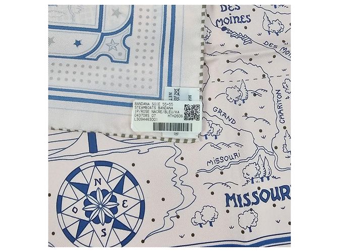 Foulard di seta Hermès Twilly Rosa - vista 11